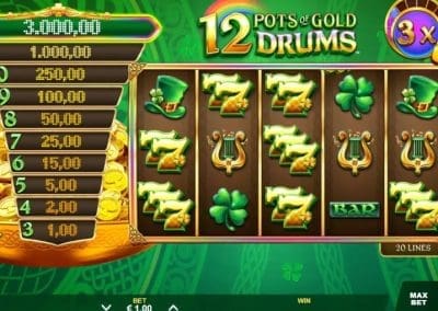 12 Pots of Gold Drums