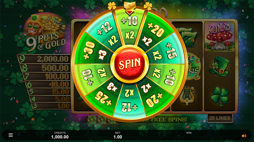 9 Pots of Gold slot Game