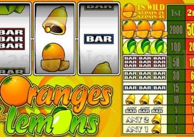 oranges and lemons slot